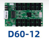 FPGA Receive Card D60-12 with 12 HUB75E Ports 196,608 Pixels in for High-end Display