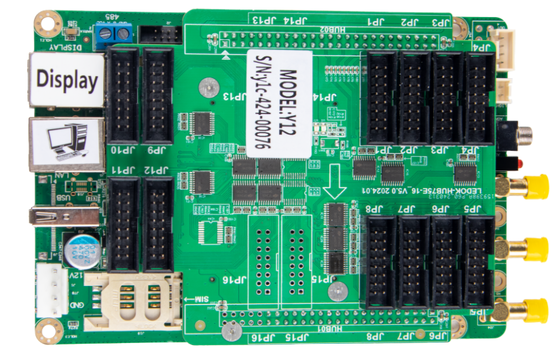 Sysolution MainStream  Y12 LED Control Card 12 HUB75 Ports 4G WIFI Ethernet Communication Cloud Platform remote control