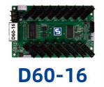 Sysolution D Series Receiver D60-16 with 16HUB75 Ports 196,608Pixels Support P2.5 or Above