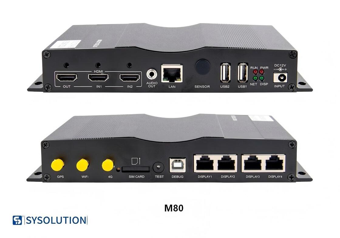 Sysolution synchronous and asynchronous Media Player LED screen sending card
