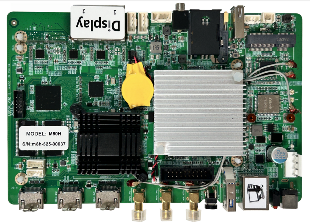 Sysolution  Multi-media player Board M60H 2 Ethernet outputs 1.3 Million pixels Auto Splicing function