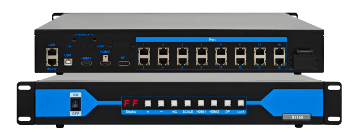 Sysolution 2 In 1 Video Processor S70S 20 Ethernet Port 10.4 Million Pixels 5 I4K 60HZ