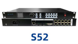 2 in 1 Video Processor S52 with10 Ethernet ports 6.5 million Pixels for 8 Images display