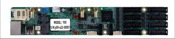 Sysolution Android Control Card Y09 60,000 Pixels 8 HUB75 Ports Android 9