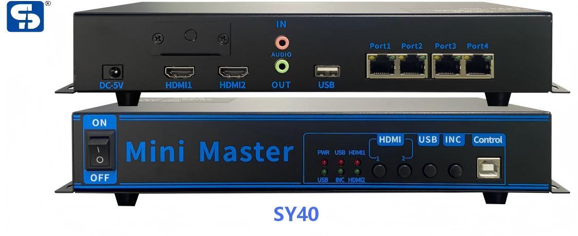 Sysolution Single window  2 in 1 Video Processor SY40 4 Ethernet Ports 2.5 million pixels