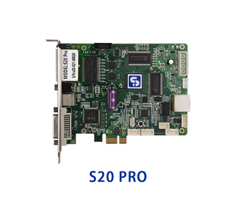 Sysolution DVI Sync Sending Card S20 Pro,1.3 Million pixels, Dual Ethernet Outputs