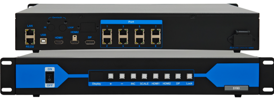Sysolution Single Window 2 In 1 Video Processor SY80, 8 Ethernet Outputs,5.2 million pixels, 4k 60Hz