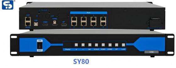 Sysolution Single Window 2 In 1 Video Processor SY80, 8 Ethernet Outputs,5.2 million pixels, 4k 60Hz