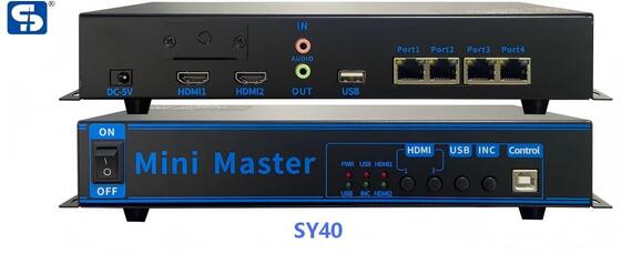 Sysolution Single window  2 in 1 Video Processor SY40 4 Ethernet Ports 2.5 million pixels