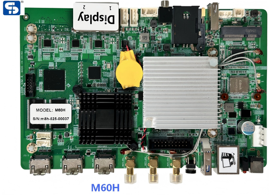 Sysolution  Multi-media player Board M60H 2 Ethernet outputs 1.3 Million pixels Auto Splicing function